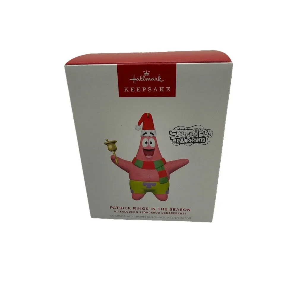 Hallmark Spongebob Squarepants Patrick Rings‎ In The Season Ornament 2024 New